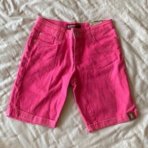 Arizona Girls New Bermuda Shorts Hot Pink Size 12 Regular